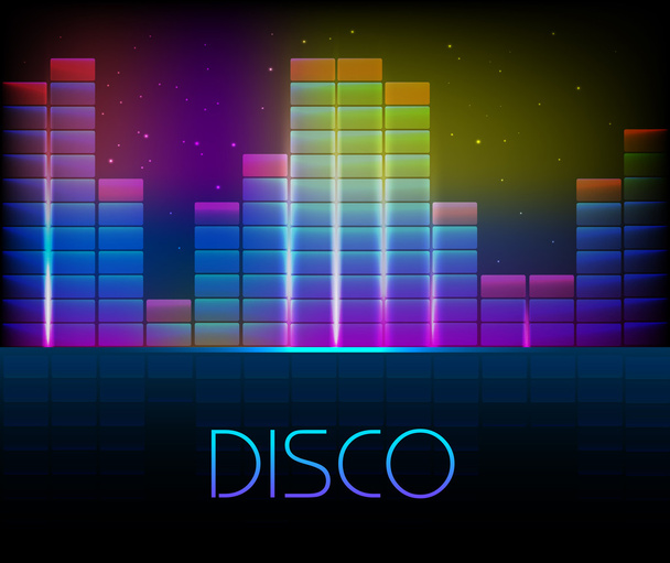 Disco background - Vetor, Imagem