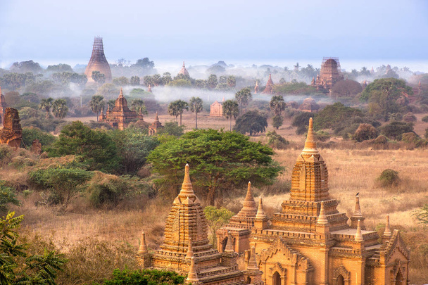 Η Bagan-παλιά πόλη της Μιανμάρ - Φωτογραφία, εικόνα