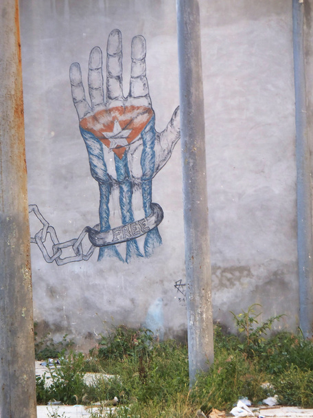 revolucion murales w Hawanie, Kuba - Zdjęcie, obraz
