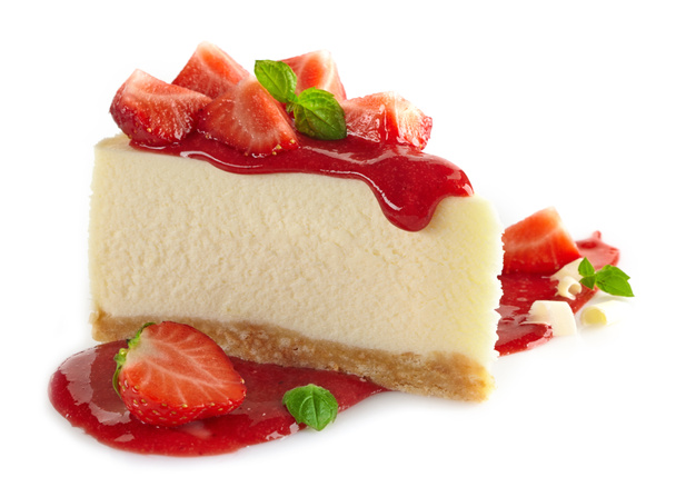 Strawberry Cheesecake - Foto, afbeelding