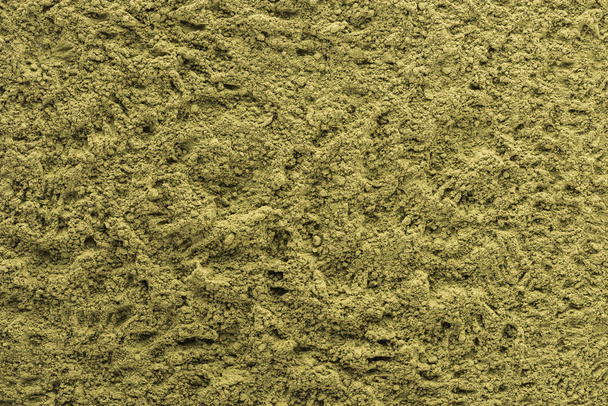 top view of green matcha tea powder  - Foto, immagini