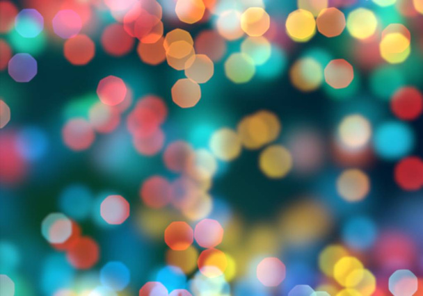 blurred abstract background with bokeh lights  - 写真・画像