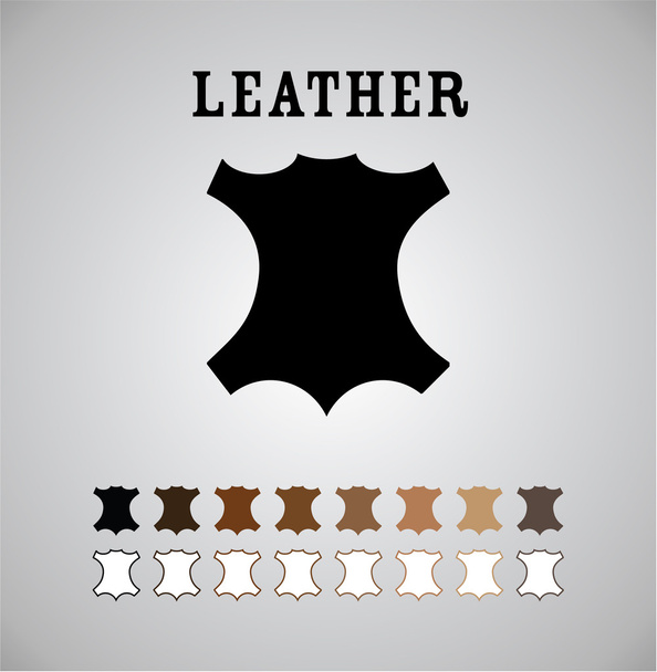 Leather Mark - Vector, Image
