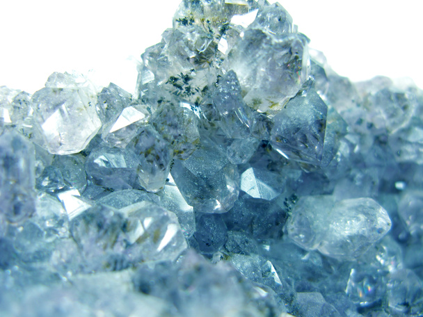 ακουαμαρίνα Ημιπολύτιμος κρύσταλλος χαλαζία ορυκτό γεωλογικού υποβάθρου - Φωτογραφία, εικόνα