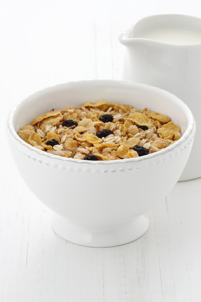 Delicious and healthy muesli cereal - Foto, Imagen