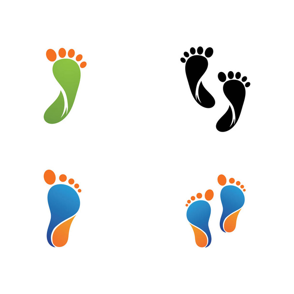 Fußtherapeut Logo Vektor-Symbol - Vektor, Bild