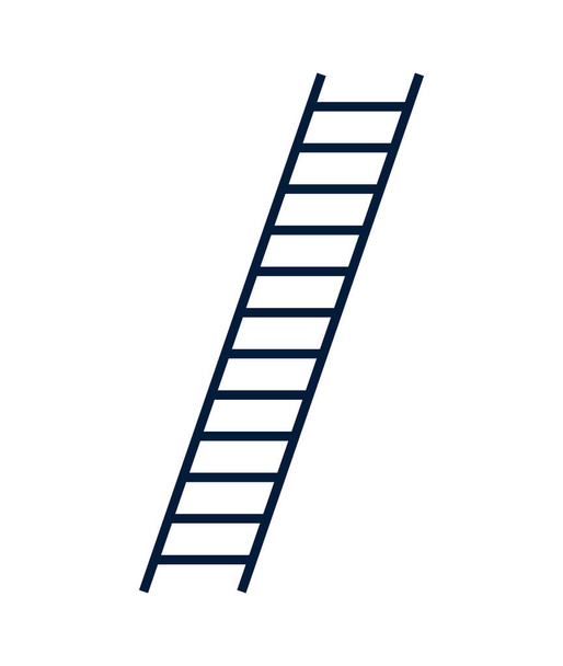 stairs up tool isolated icon - Vector, Image