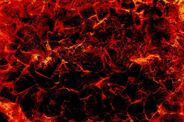 kunst heet lava vuur abstract patroon illustratie achtergrond - Foto, afbeelding