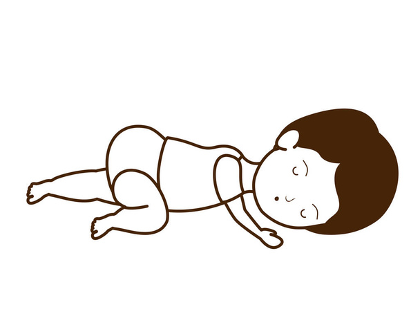 Geïsoleerde Baby Boy design vector illustratie - Vector, afbeelding