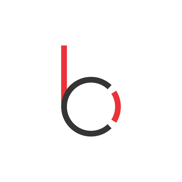 Letter BC logo ontwerp vector - Vector, afbeelding
