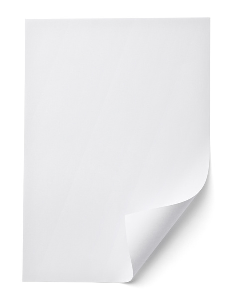 Folleto carta tarjeta de visita blanco papel en blanco plantilla
 - Foto, imagen