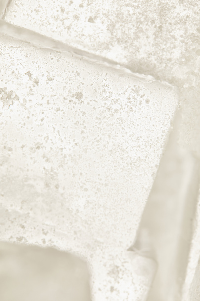close up view of frozen textured ice cubes - Foto, afbeelding