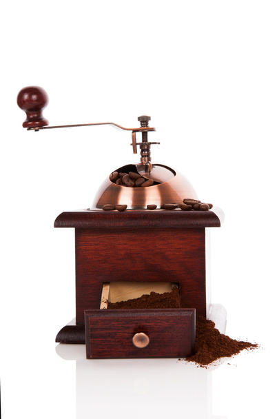 Coffee mill with coffee beans. - Photo, Image
