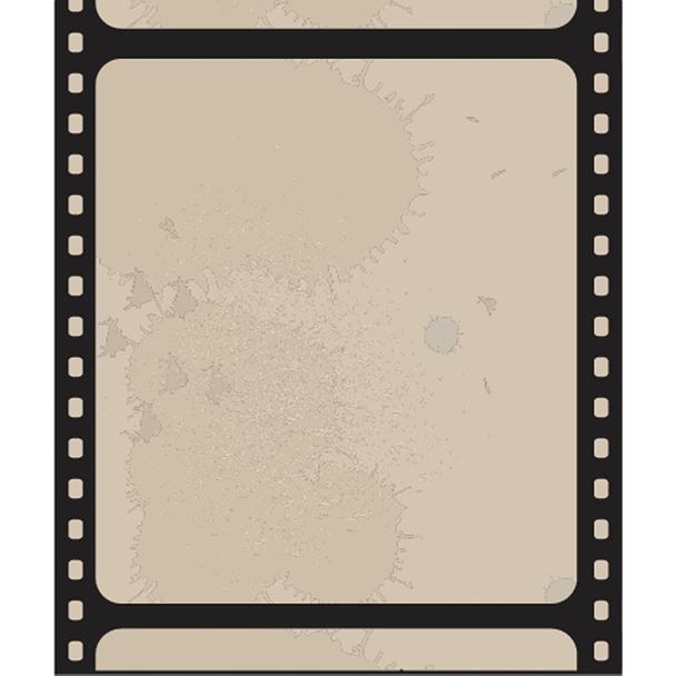 Старий пусті кіноплівки ізольовані на білому - Вектор, зображення