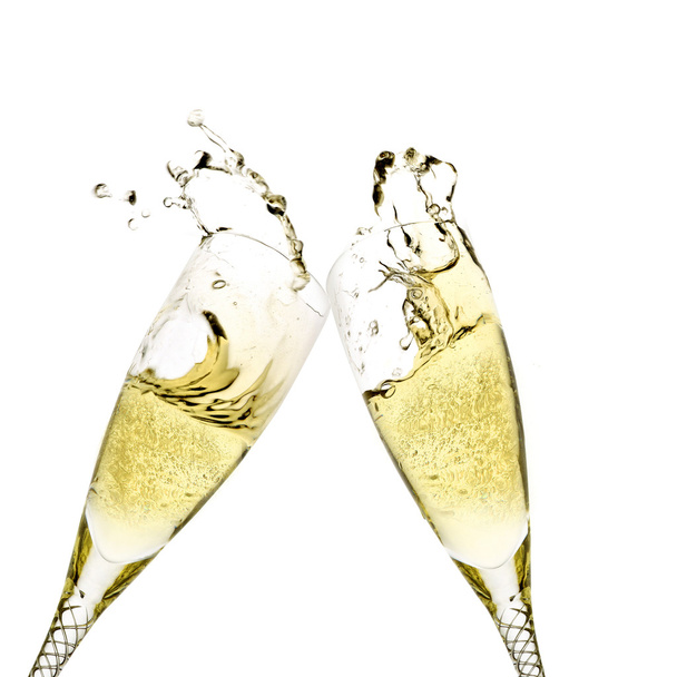 šampaňské flétny, opékání - Fotografie, Obrázek