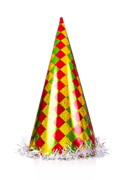 Sombrero de fiesta aislado sobre fondo blanco - Foto, Imagen