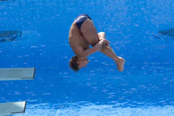 div: Finale 3m Wasserspringen der Männer. troy dumais - Foto, Bild
