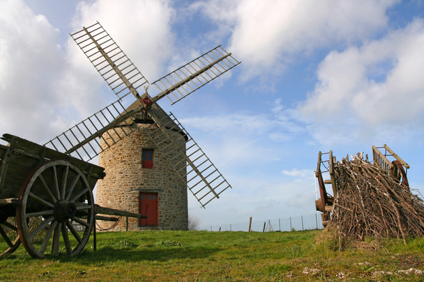 Moinho de vento de Cherrueix
 - Foto, Imagem