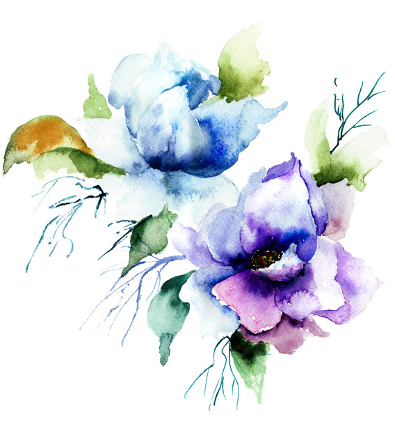 Beautiful Blue flower - Fotó, kép