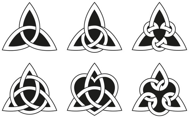 Celtic Triangle Knots - Vector, Image
