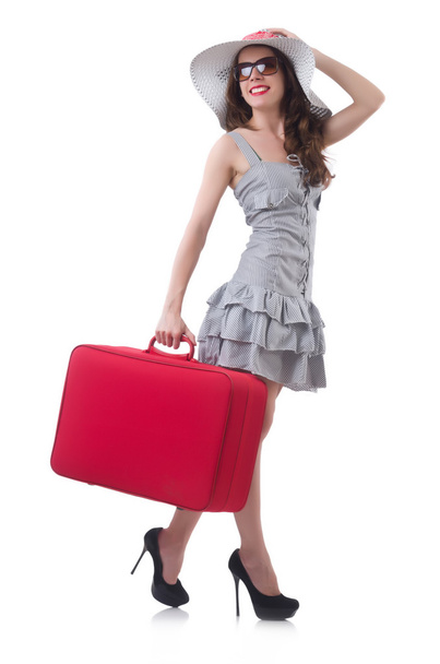 Young woman preparing for vacation - Foto, immagini