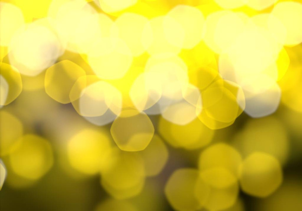 blurred of yellow bokeh background - Zdjęcie, obraz