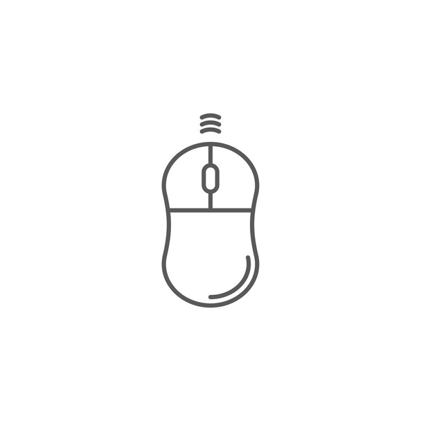 Simbolo icona vettoriale del mouse isolato su sfondo bianco
 - Vettoriali, immagini