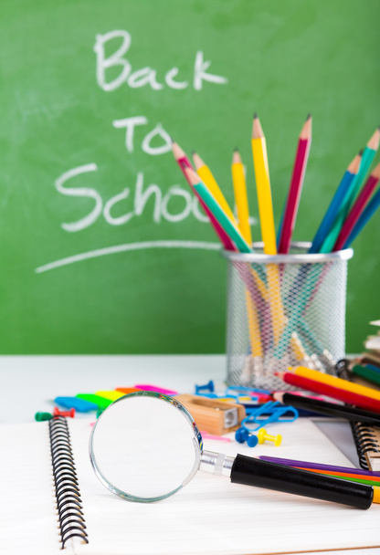 Back to school : School stationery - Foto, Bild