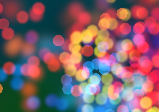 abstract background with bokeh lights - Foto, Imagem