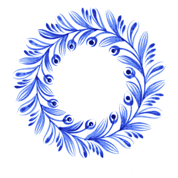 floral circle - Vector, Imagen