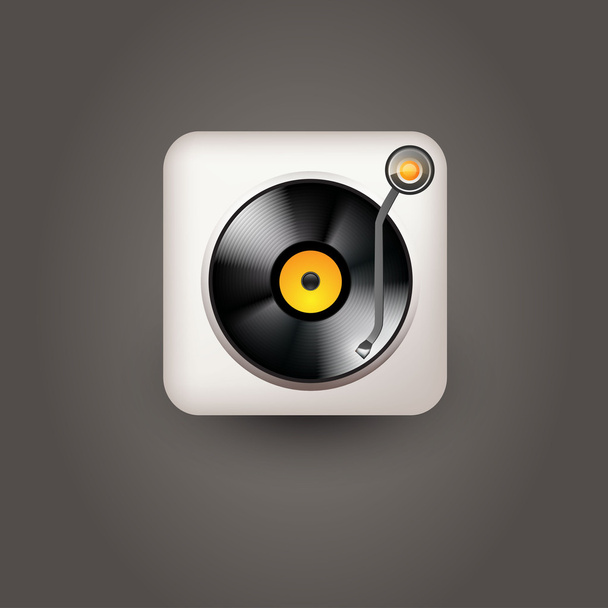 User interface music icon - ベクター画像