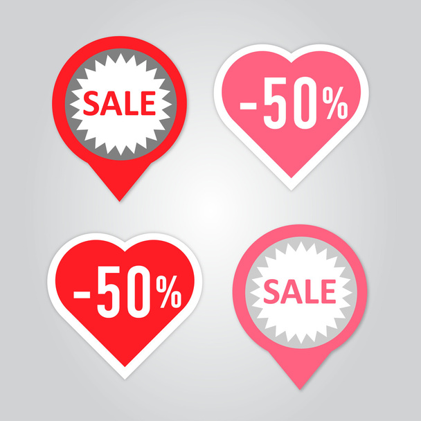 Stickers for sale messages - Vector, afbeelding