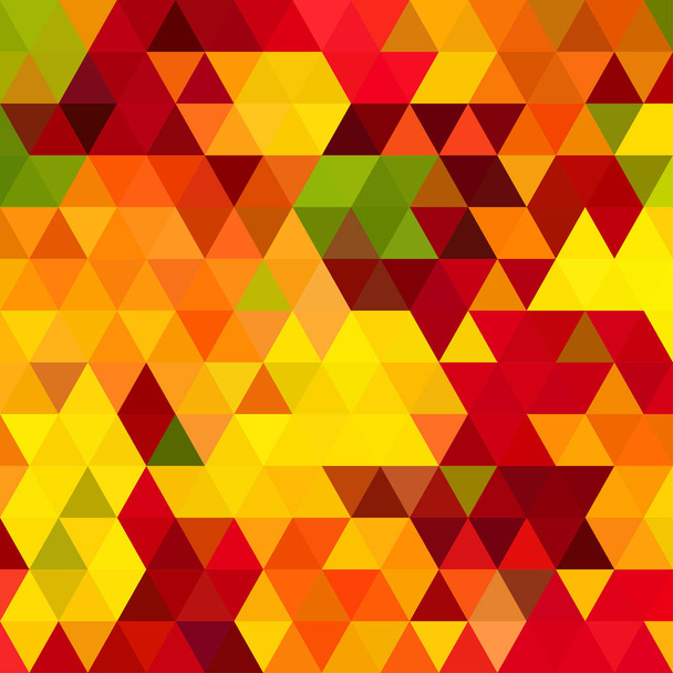 Autumnal triangle abstract background - Vettoriali, immagini