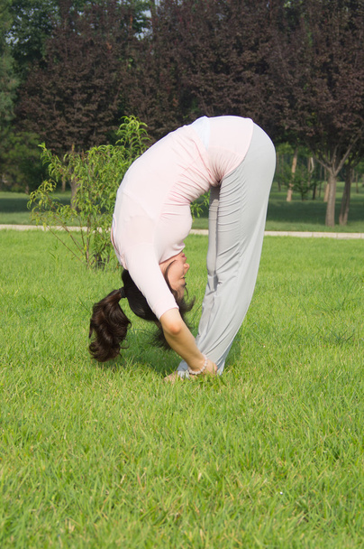 Yoga woman - Foto, afbeelding