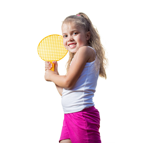fille jouer tenis
 - Photo, image