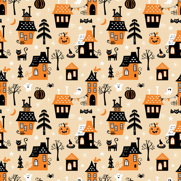 Seamless pattern for Halloween holiday - Vecteur, image