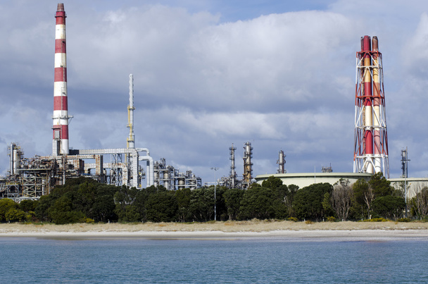 Ölraffinerie Marsden Point - Foto, Bild