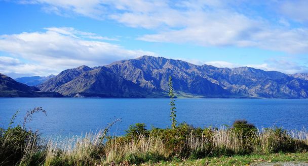 Lake landschap in Nieuw-Zeeland  - Foto, afbeelding