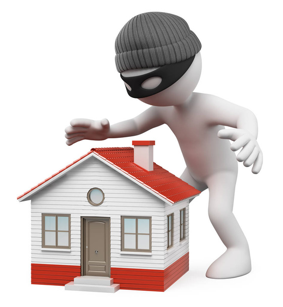 Bianchi 3D. Ladro che stalkerava una casa per rubare
 - Foto, immagini