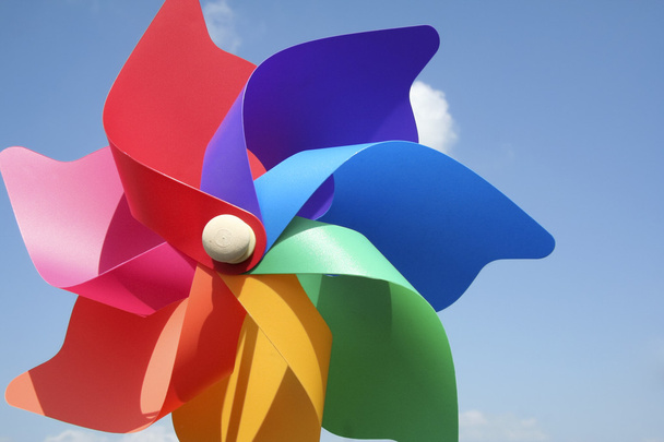 πολύχρωμο pinwheel παιχνίδι - Φωτογραφία, εικόνα
