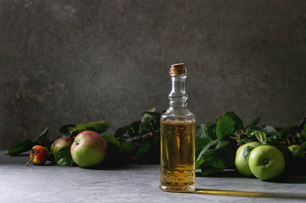 Organic apple vinegar - Photo, image