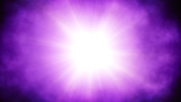 sunlight glowing abstract. burst with digital lens flare background - Footage, Video