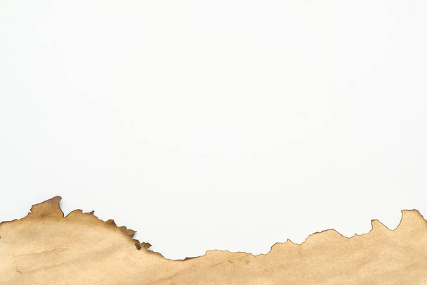 aged surface beige paper burnt edge creative retro - Fotó, kép