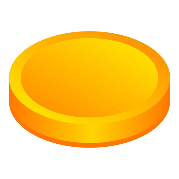 Gold coin metric style - Vektor, Bild