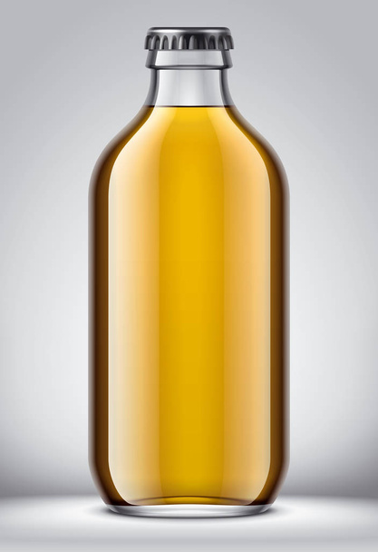 Glass beer bottle mockup.  - Photo, Image