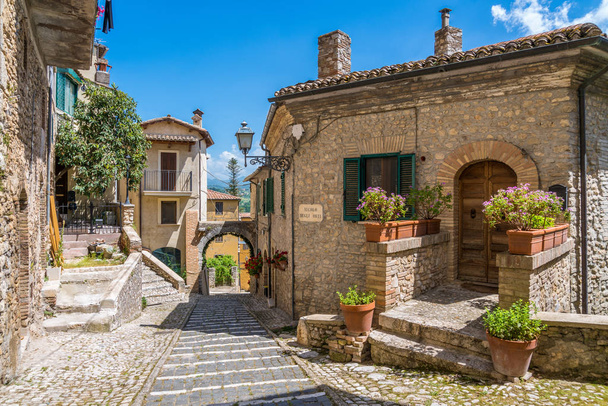 Scenic sight in Casperia, beautiful village in Rieti Province, Lazio, Italy. - Valokuva, kuva