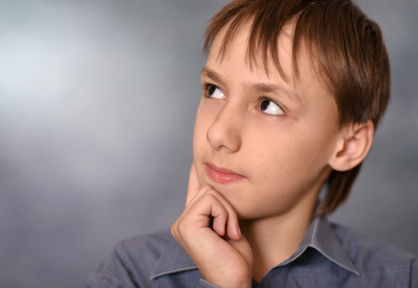 pensive little boy - Photo, image