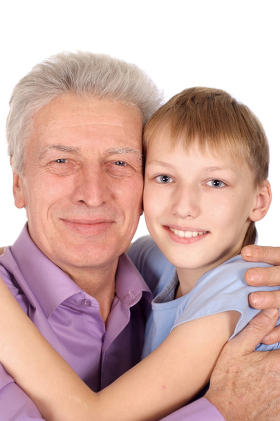grandfather with kid - Photo, Image