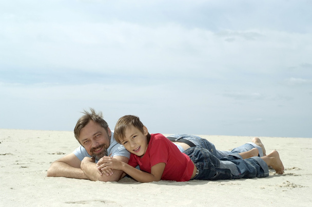 dad with son - Foto, imagen