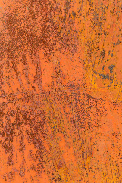 bright saturated rusty grunge metal background - Фото, изображение